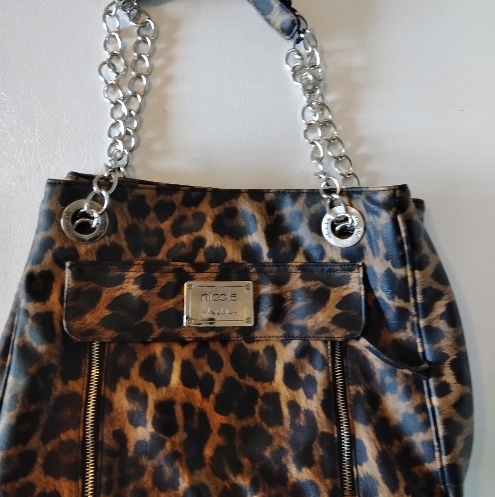 Nicole by Nicole Miller Cheetah Print Purse